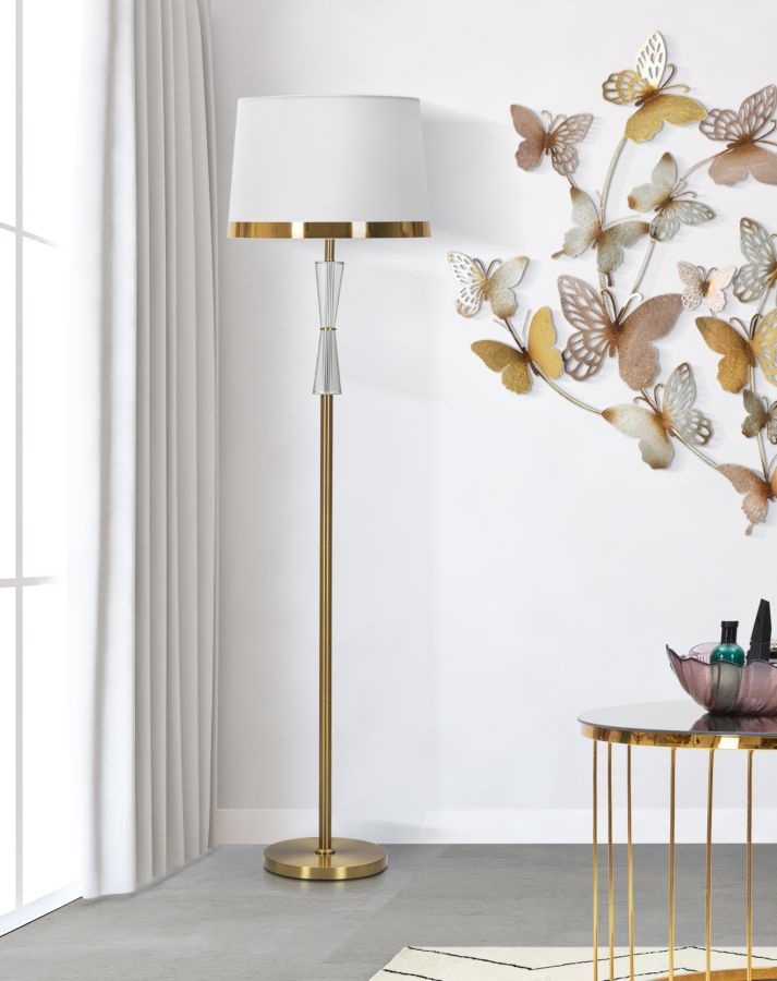 LAMPADA DA TERRA CRISTAL CM ? 40X153