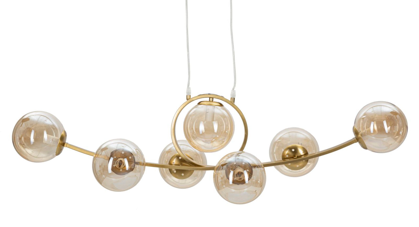 LAMPADARIO JAPON 7 LUCI CM 115X36X30