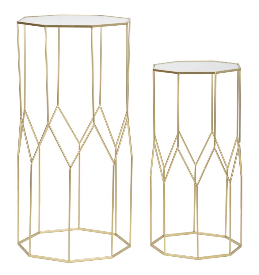 P/TELEFONO NOUVEAU VERRE COPPIA CM 50X46X100-40X37X80