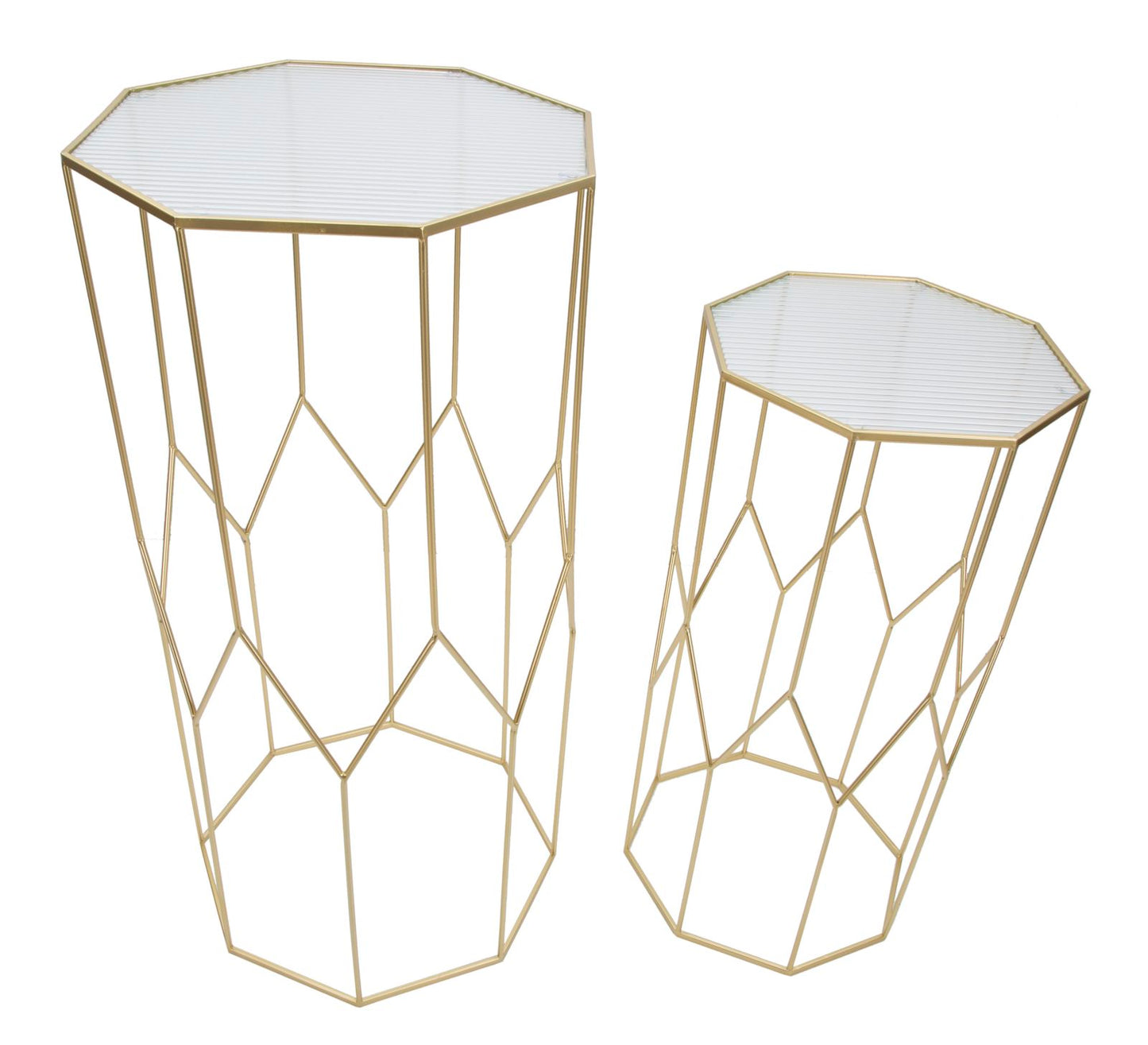 P/TELEFONO NOUVEAU VERRE COPPIA CM 50X46X100-40X37X80
