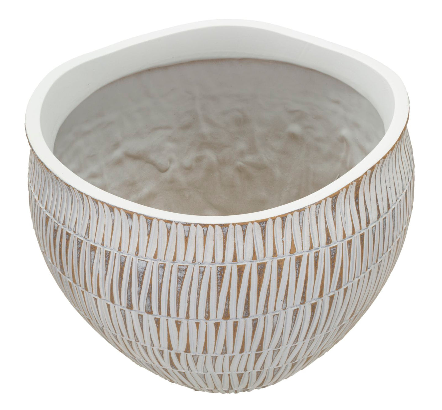 CACHEPOT R¨¦SINE STIKY CM ? 30,5X24,5