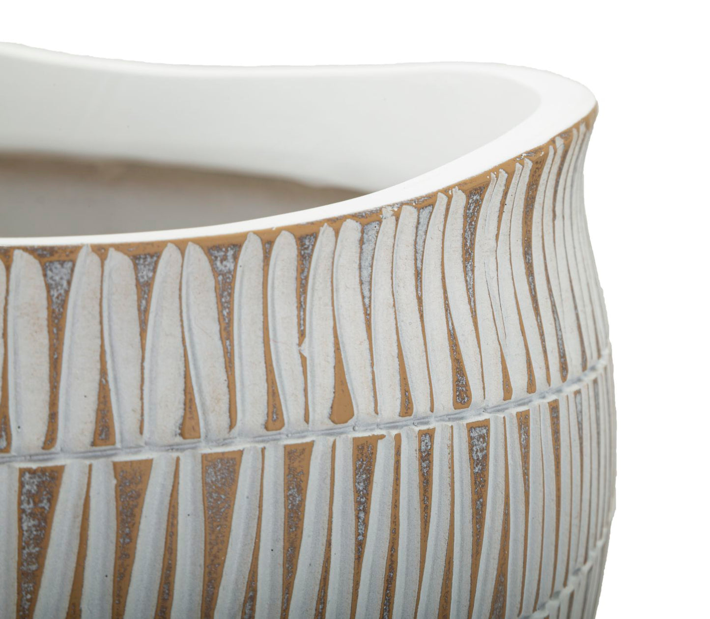 CACHEPOT R¨¦SINE STIKY CM ? 30,5X24,5