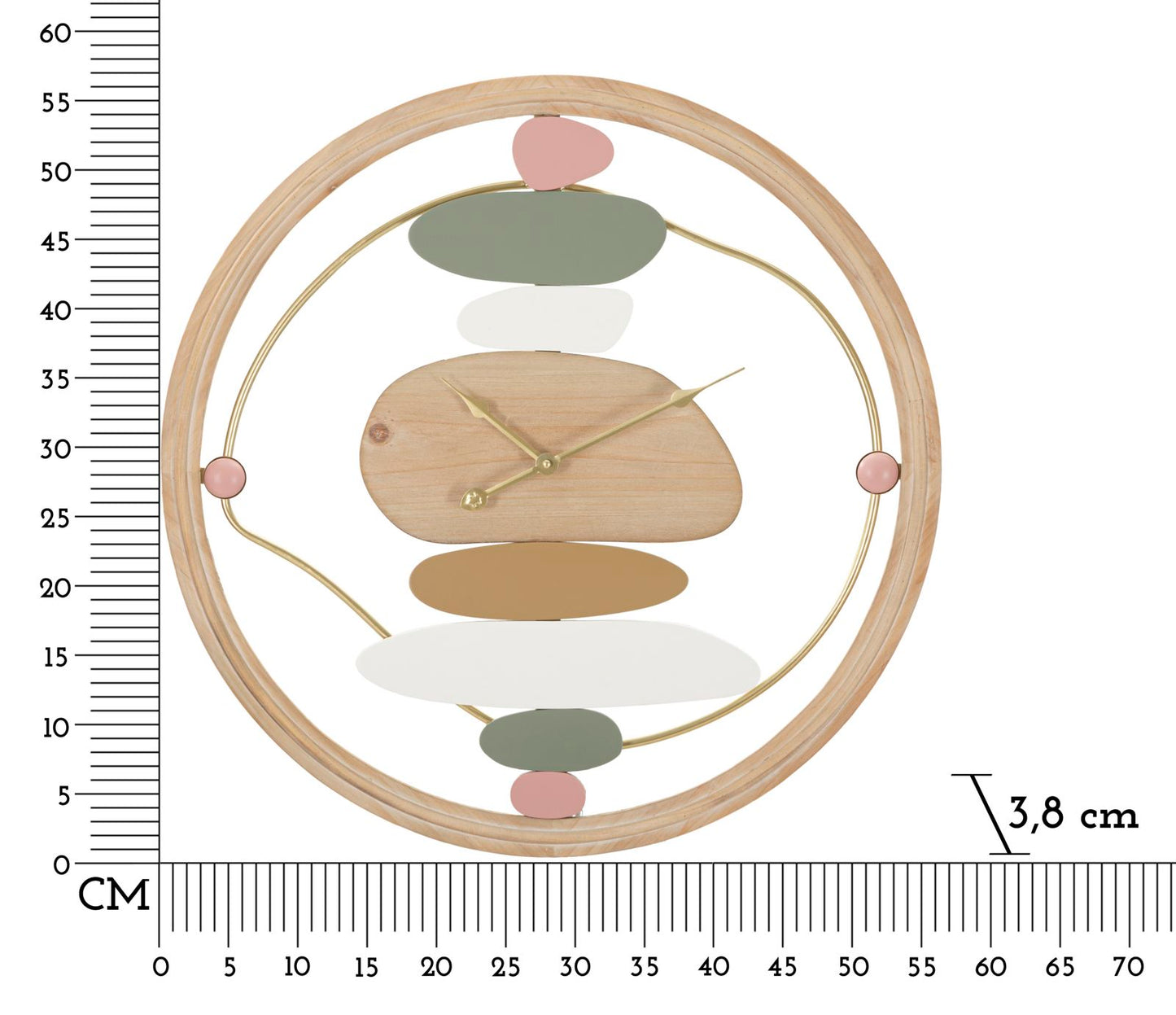 OROLOGIO DA MURO CM COLOR¨¦ ? 57X3,8