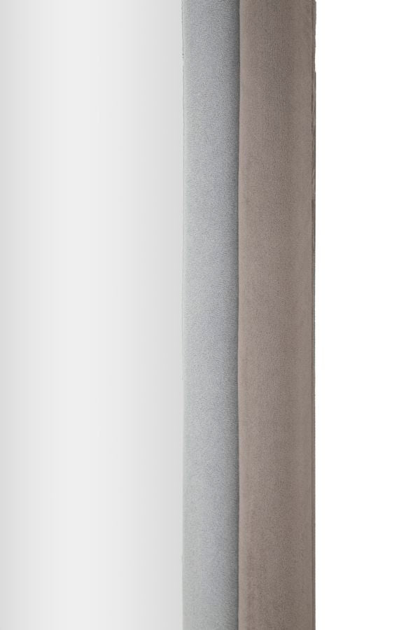 SPECCHIO DA MURO CLOE VELLUTO GRIGIO CM 60X4X160