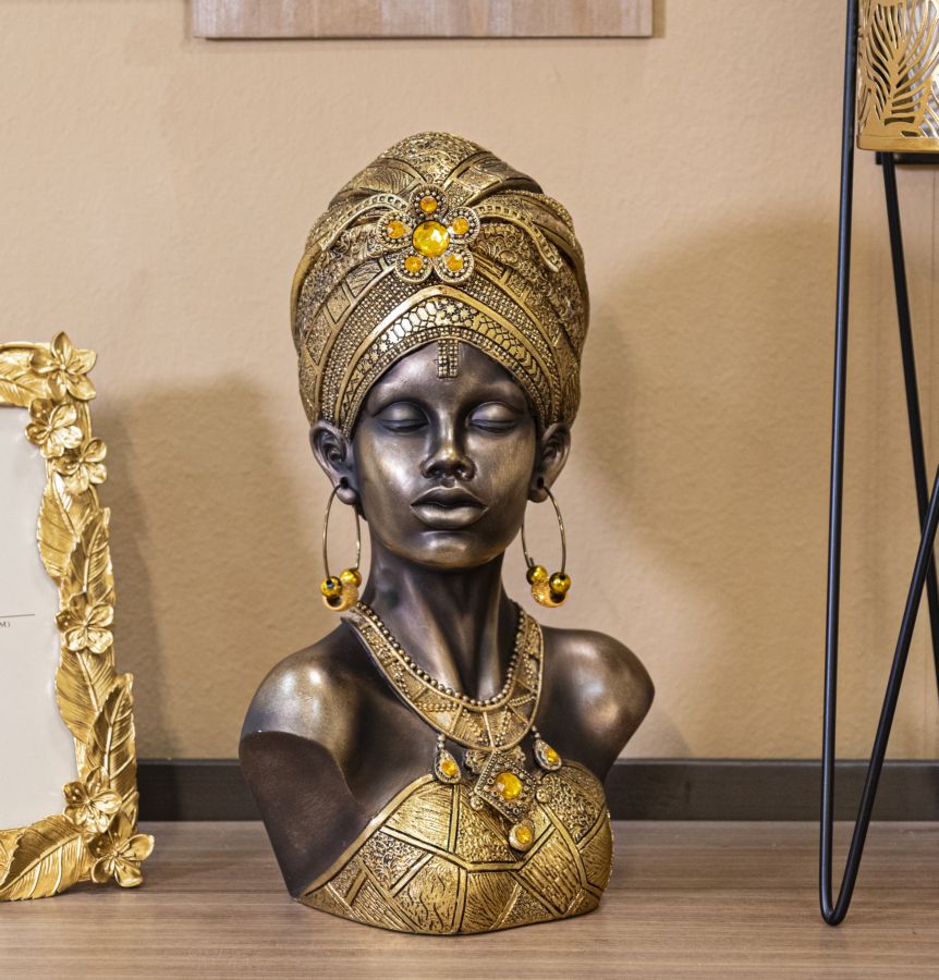 SCULTURE MUMBASA CM 21X15X34