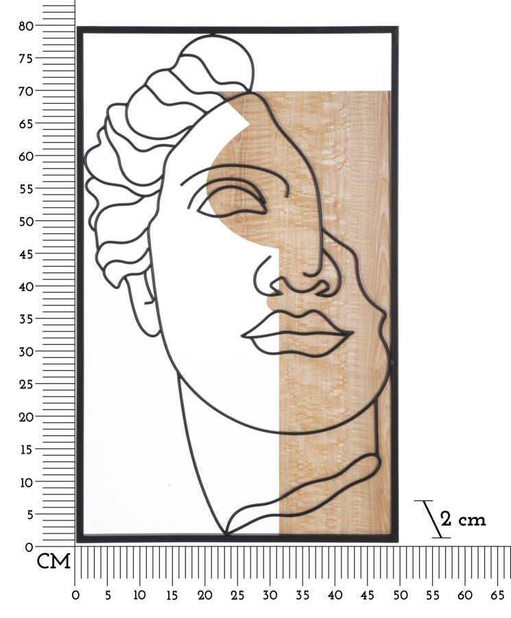 PANNELLO DA MURO DAVID -A- CM 50X2X80