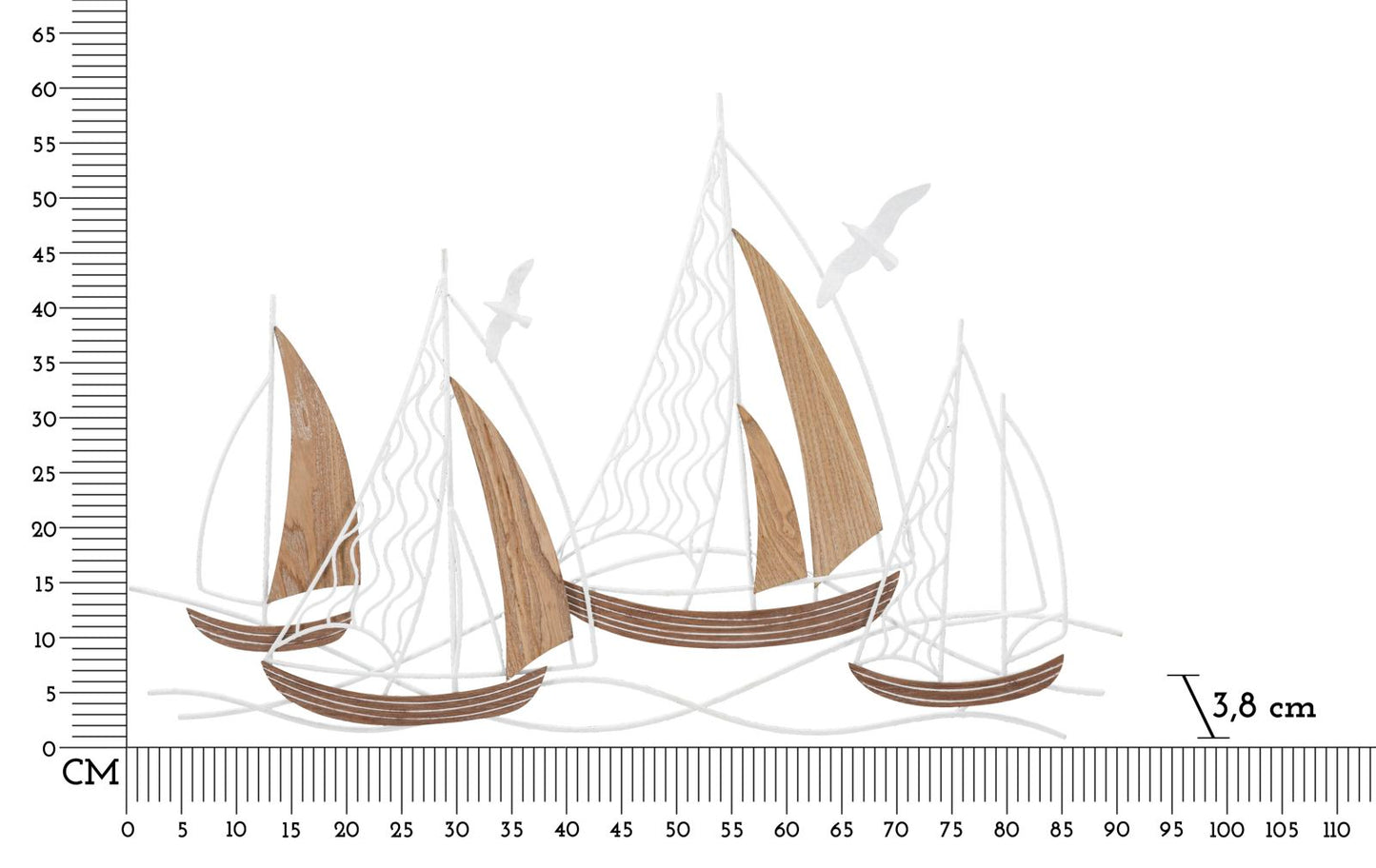 PANNELLO DA MURO ADRIATIQUE CM 89,5X3,8X57,8