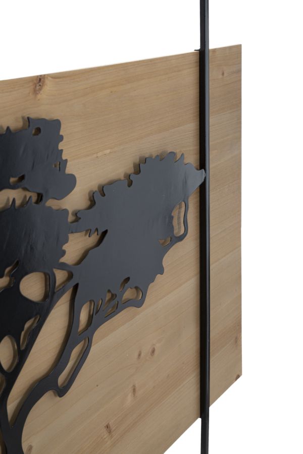 PANNELLO DA MURO LAGOS FERRO E ENSEMBLE BOIS 3PZ CM 204X2X80 (72X2X80-60X2X80)