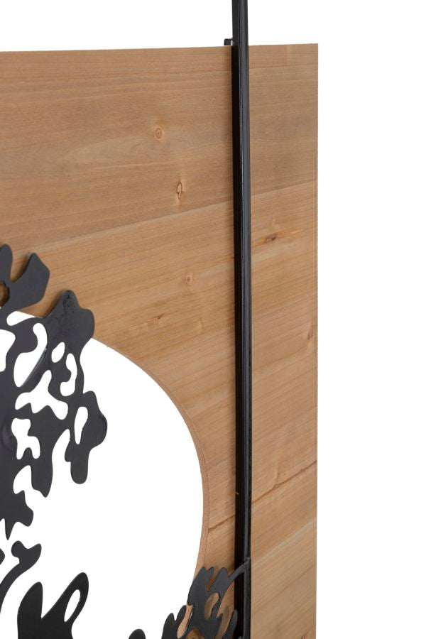 PANNELLO DA MURO ARBRE FERRO E BOIS SET 3PZ CM 176X2X90 (63X2X90-50X2X90)