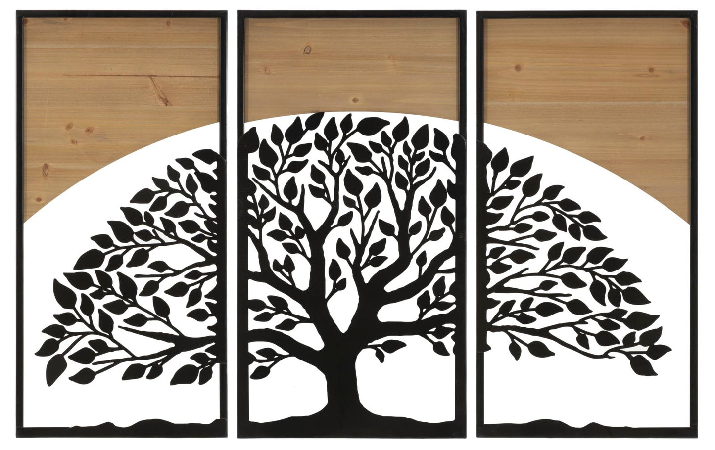 PANNELLO DA MURO ARC FERRO E BOIS SET 3PZ CM 105X2X70 (35X2X70)