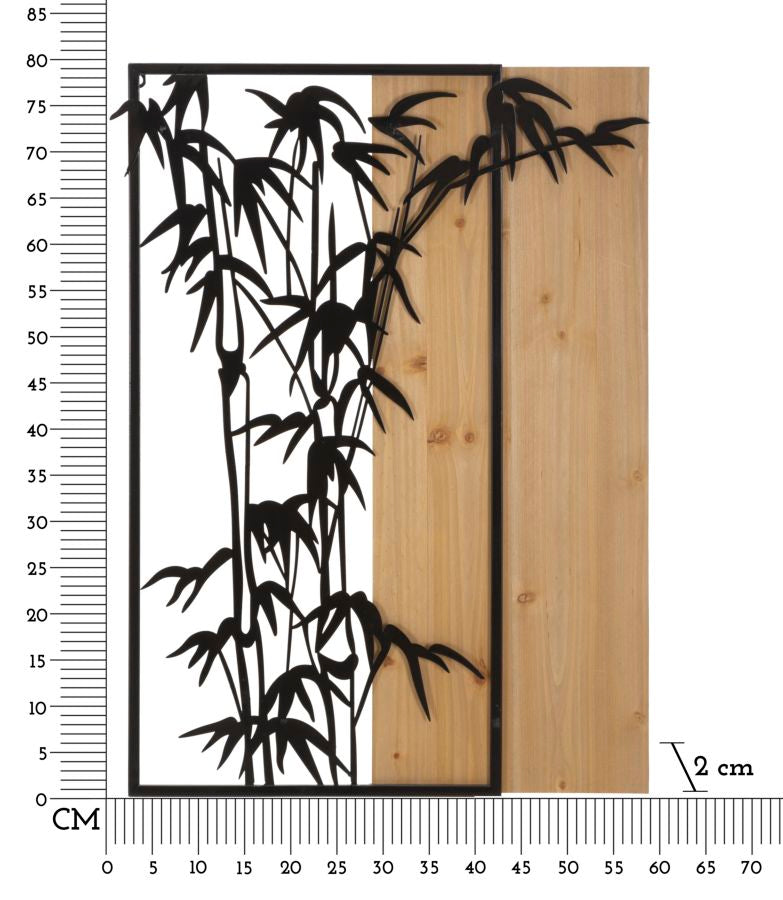 PANNELLO DA MURO BAMBOU CM 58X2X80