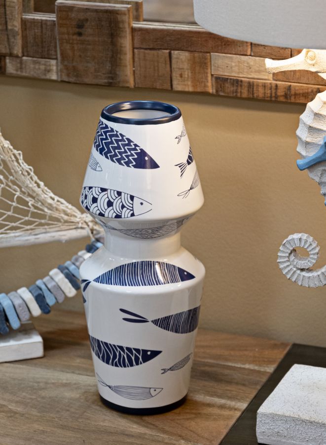 VASO CERAMICA POISSON DOUBLE CM ? 14X34