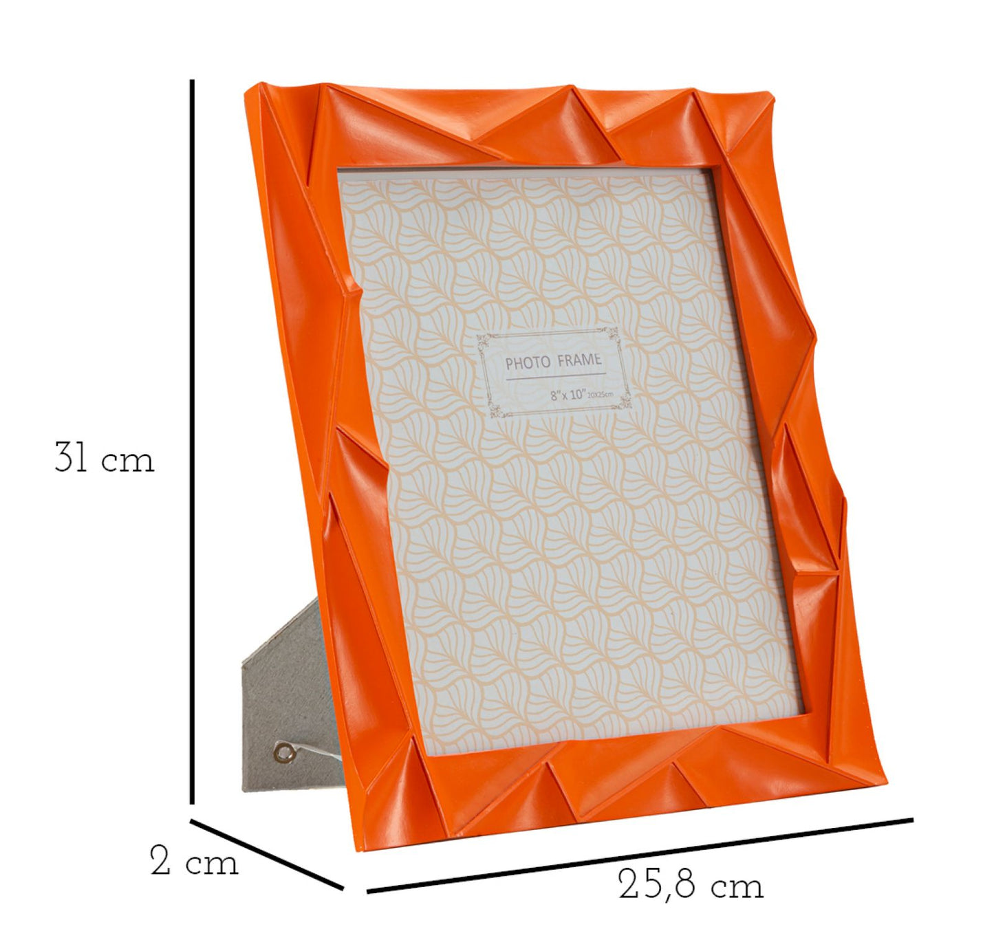CORNICHE ORANGE CM 25,8X2X31 (MISURA INTERNA CM 20X25)