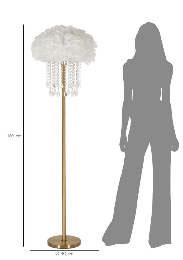 LAMPADA DA TERRA DIAMON CM ? 40X165
