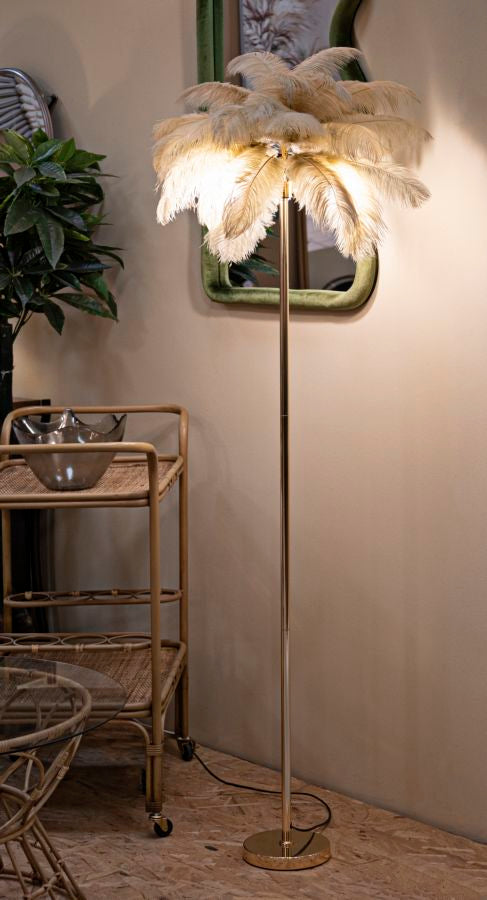 LAMPADA DA TERRA PALM CAMMELLO CM ? 55X160