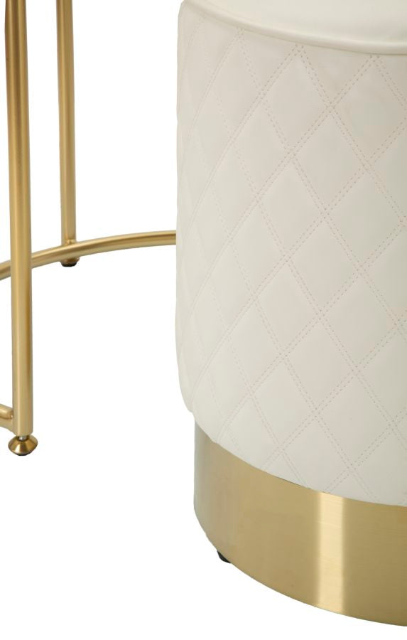 COMODINO/TOLETTA C/PUFF SHARON CM ? 52X70 - ? 36X39