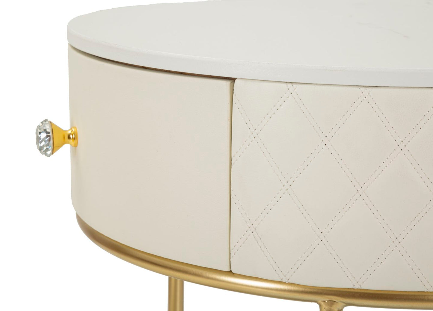 COMODINO/TOLETTA C/PUFF SHARON CM ? 52X70 - ? 36X39