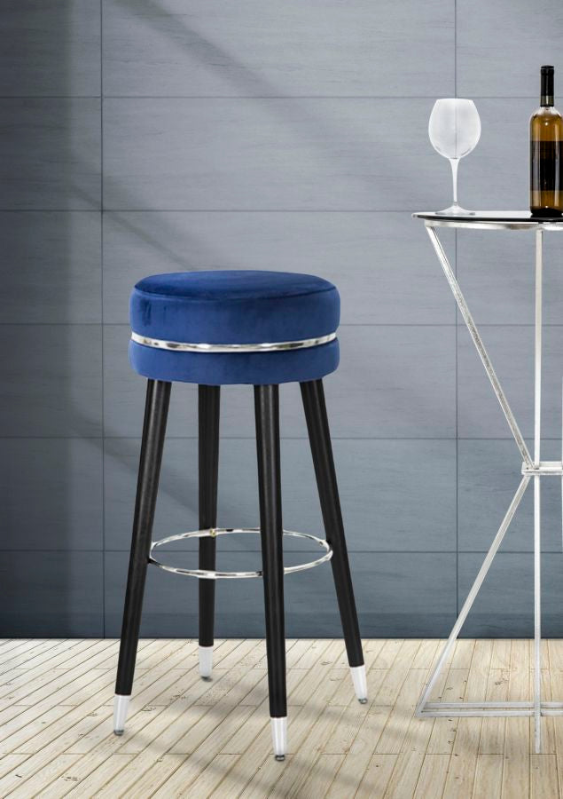 SGABELLO BAR PARIS BLEU/ARGENT CM ? 35X74