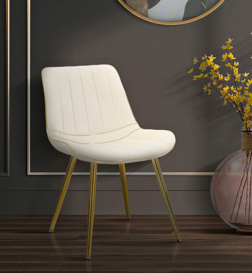 SEDIA PARIS CREMA/OR ENSEMBLE 2 PZ CM 51X59X79