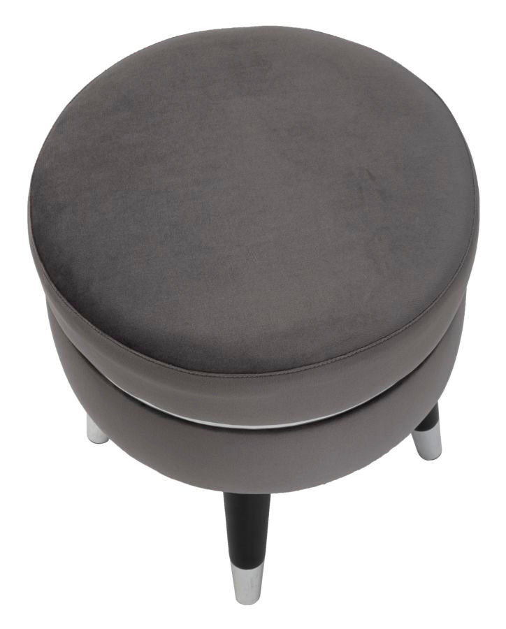SGABELLO PARIS GRIGIO/ARGENT CM ? 35X40,5
