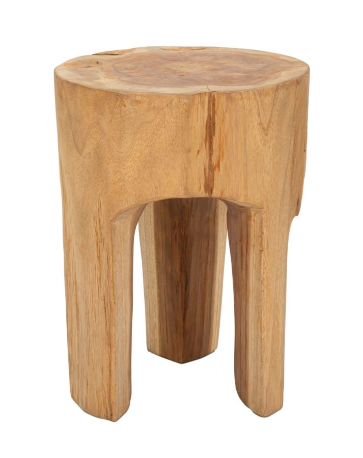 SGABELLO STOUL¨¦ EN TECK RICICLATO CM ? 30X40 (PEZZI UNICI - NON RIP. EN S¨¦RIE)