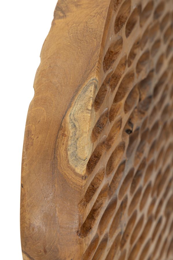 PI¨¨CE SCULTURA EN TECK RICICLATO CM 30X15,5X40 (PEZZI UNICI - NON RIP. EN S¨¦RIE)