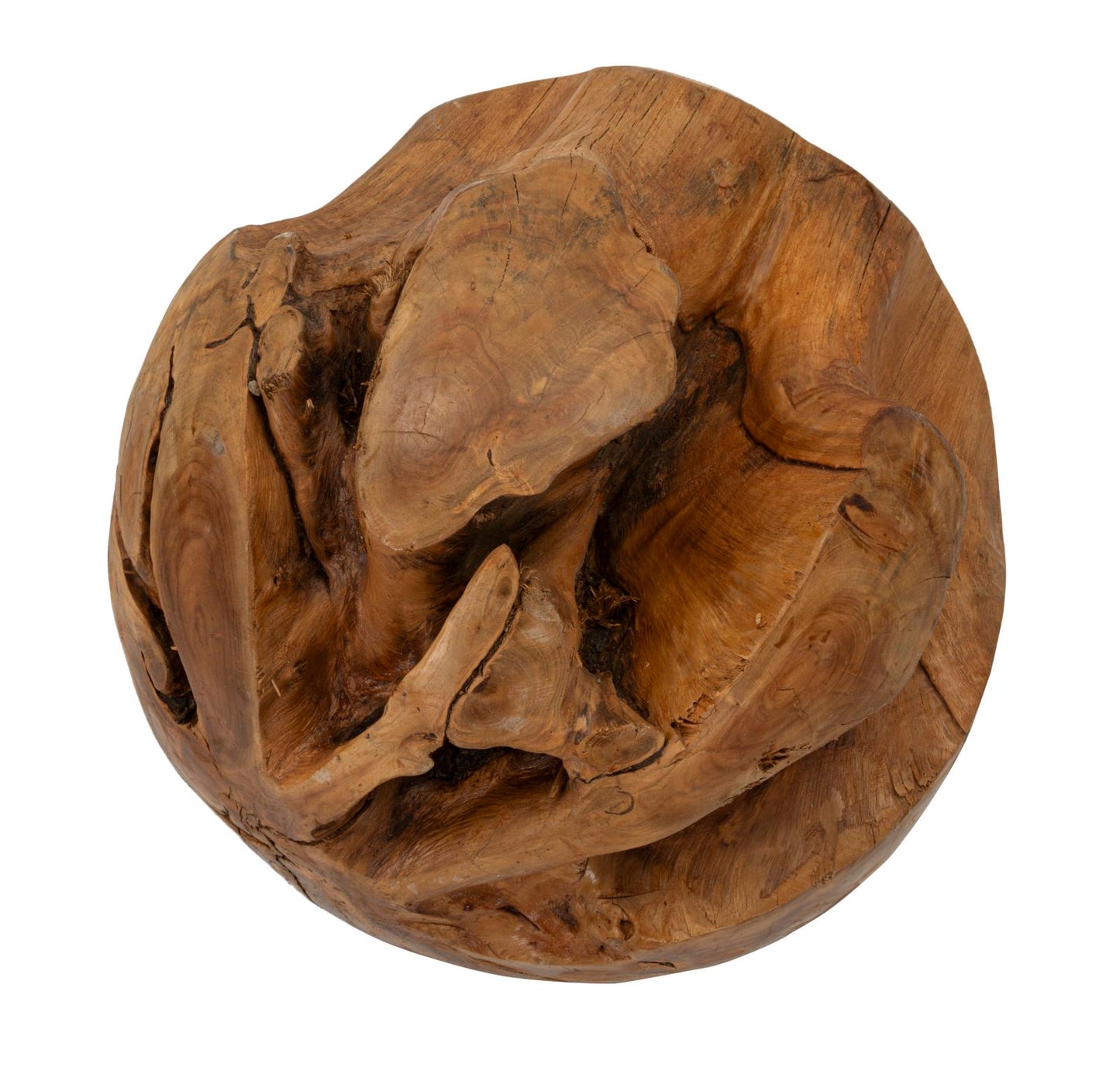 SFERA EN TECK RICICLATO CM ? 50 (PEZZI UNICI - NON RIP. EN S¨¦RIE)