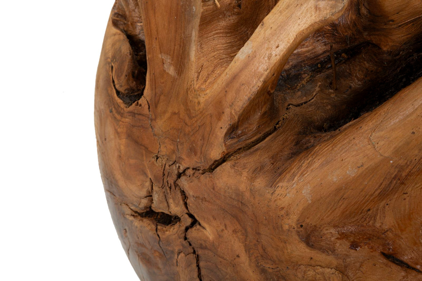 SFERA EN TECK RICICLATO CM ? 50 (PEZZI UNICI - NON RIP. EN S¨¦RIE)