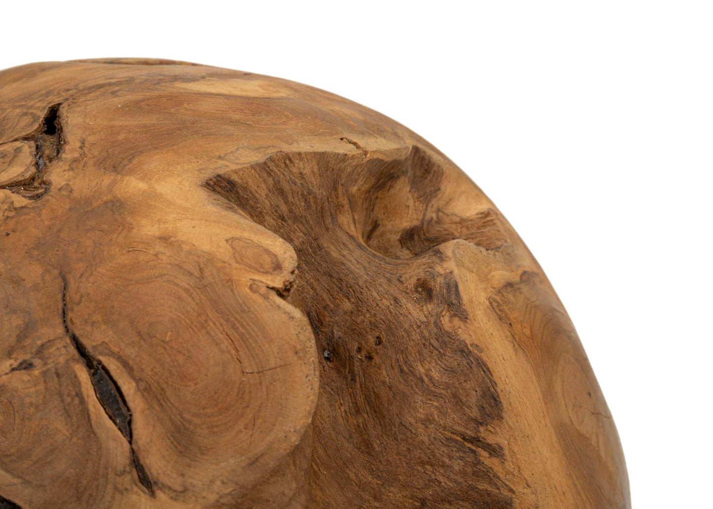 SFERA EN TECK RICICLATO CM ? 30 (PEZZI UNICI - NON RIP. EN S¨¦RIE)