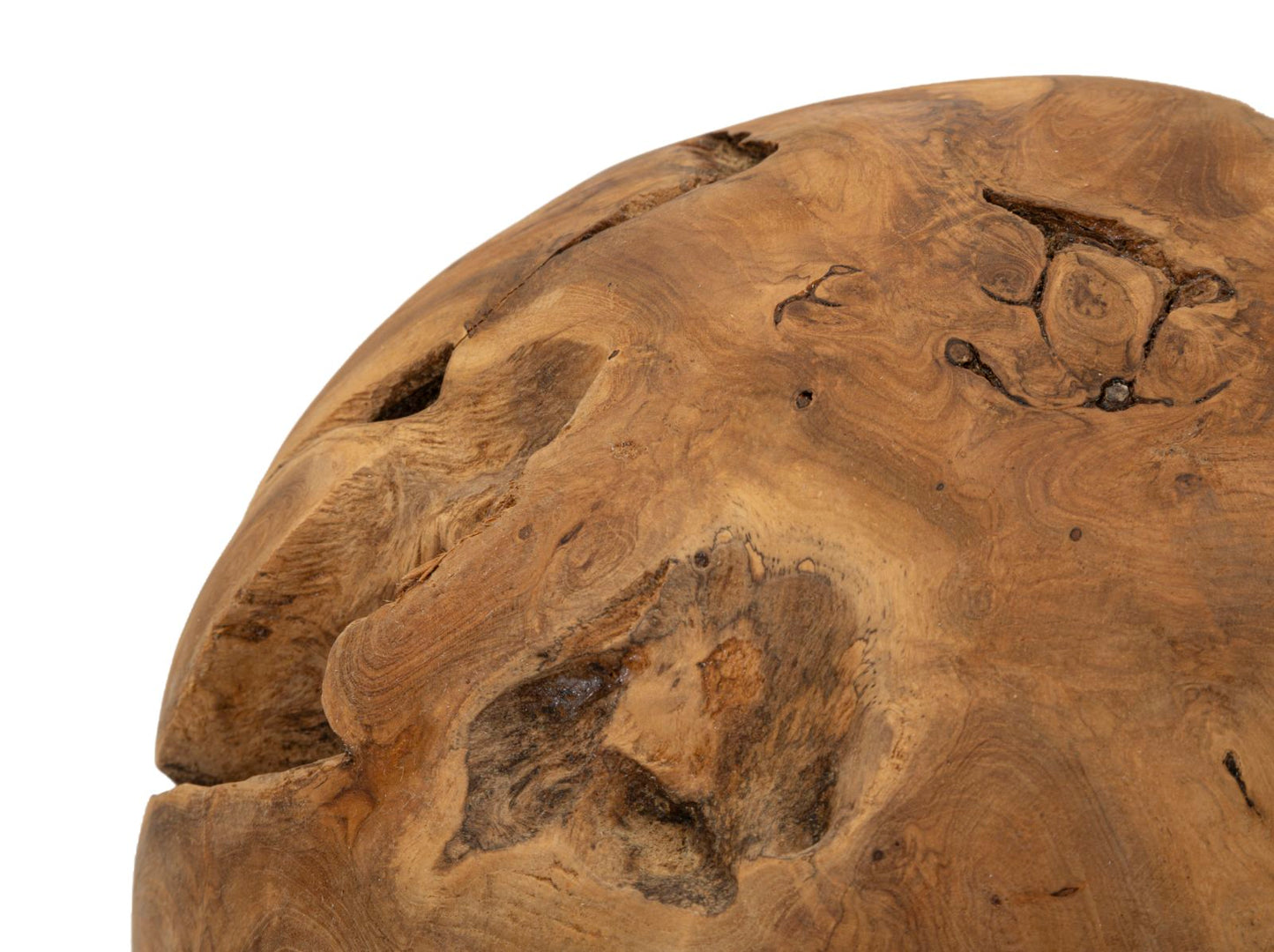 SFERA EN TECK RICICLATO CM ? 30 (PEZZI UNICI - NON RIP. EN S¨¦RIE)
