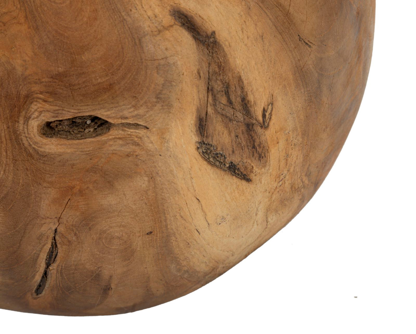 SFERA EN TECK RICICLATO CM ? 30 (PEZZI UNICI - NON RIP. EN S¨¦RIE)