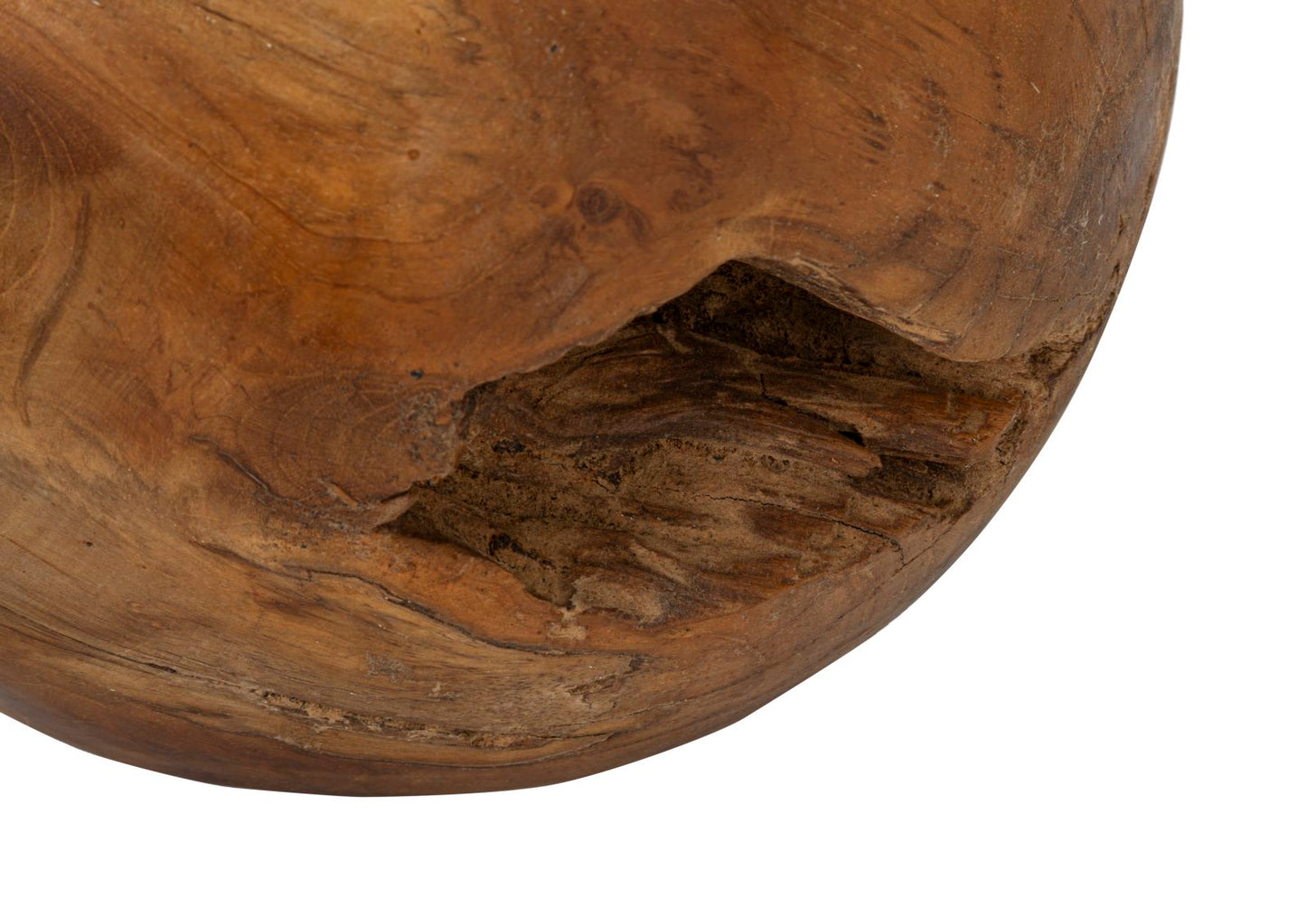SFERA EN TECK RICICLATO CM ? 25 (PEZZI UNICI - NON RIP. EN S¨¦RIE)