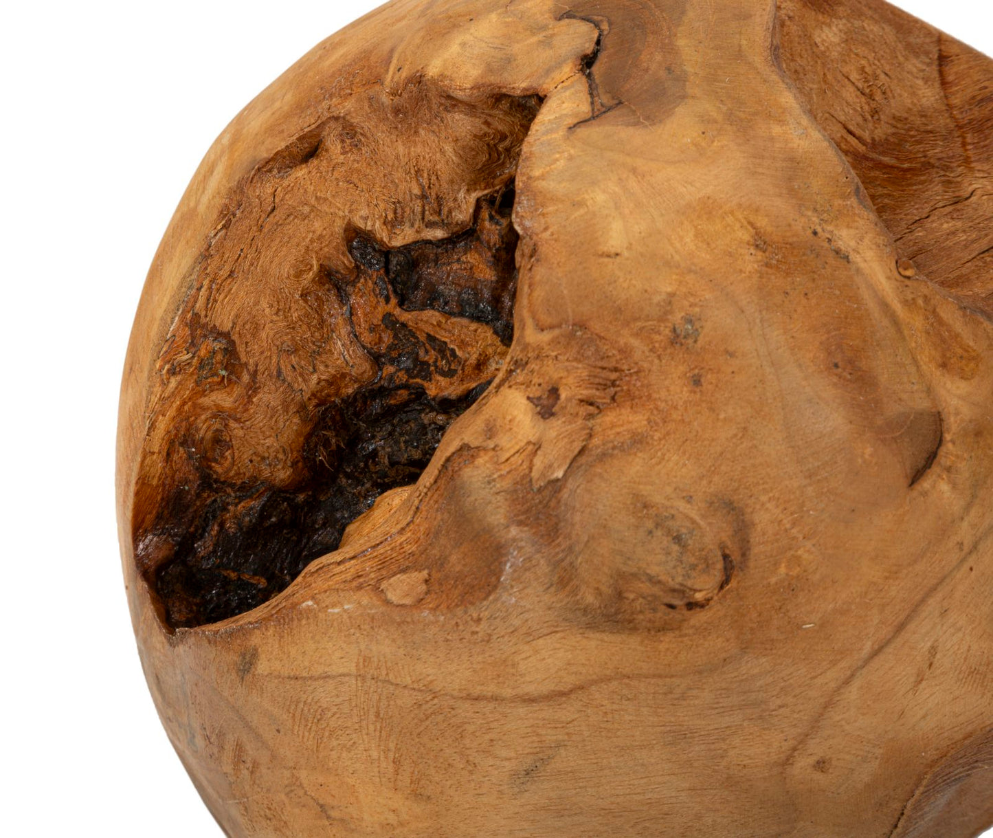 SFERA EN TECK RICICLATO CM ? 20 (PEZZI UNICI - NON RIP. EN S¨¦RIE)