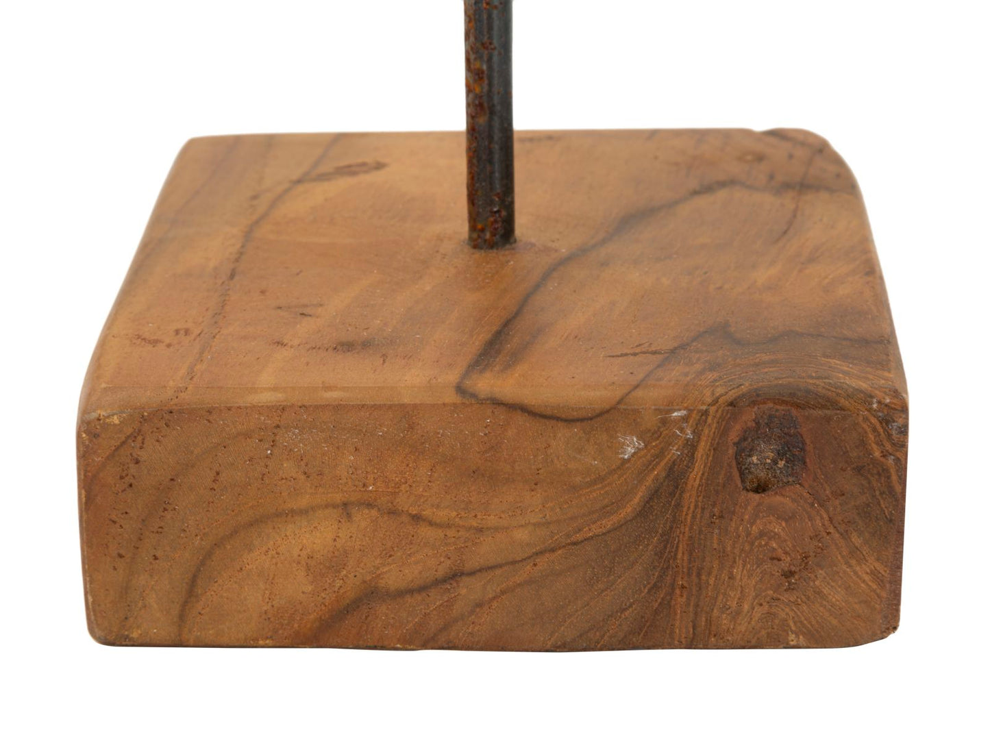 SCULTURA STELLA EN TECK RICICLATO CM 28X12X42 (PEZZI UNICI - NON RIP. EN S¨¦RIE)