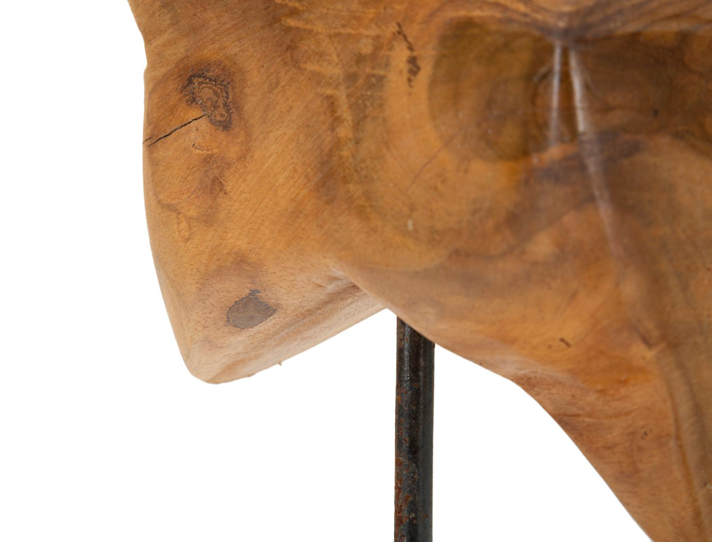 SCULTURA STELLA EN TECK RICICLATO CM 28X12X42 (PEZZI UNICI - NON RIP. EN S¨¦RIE)
