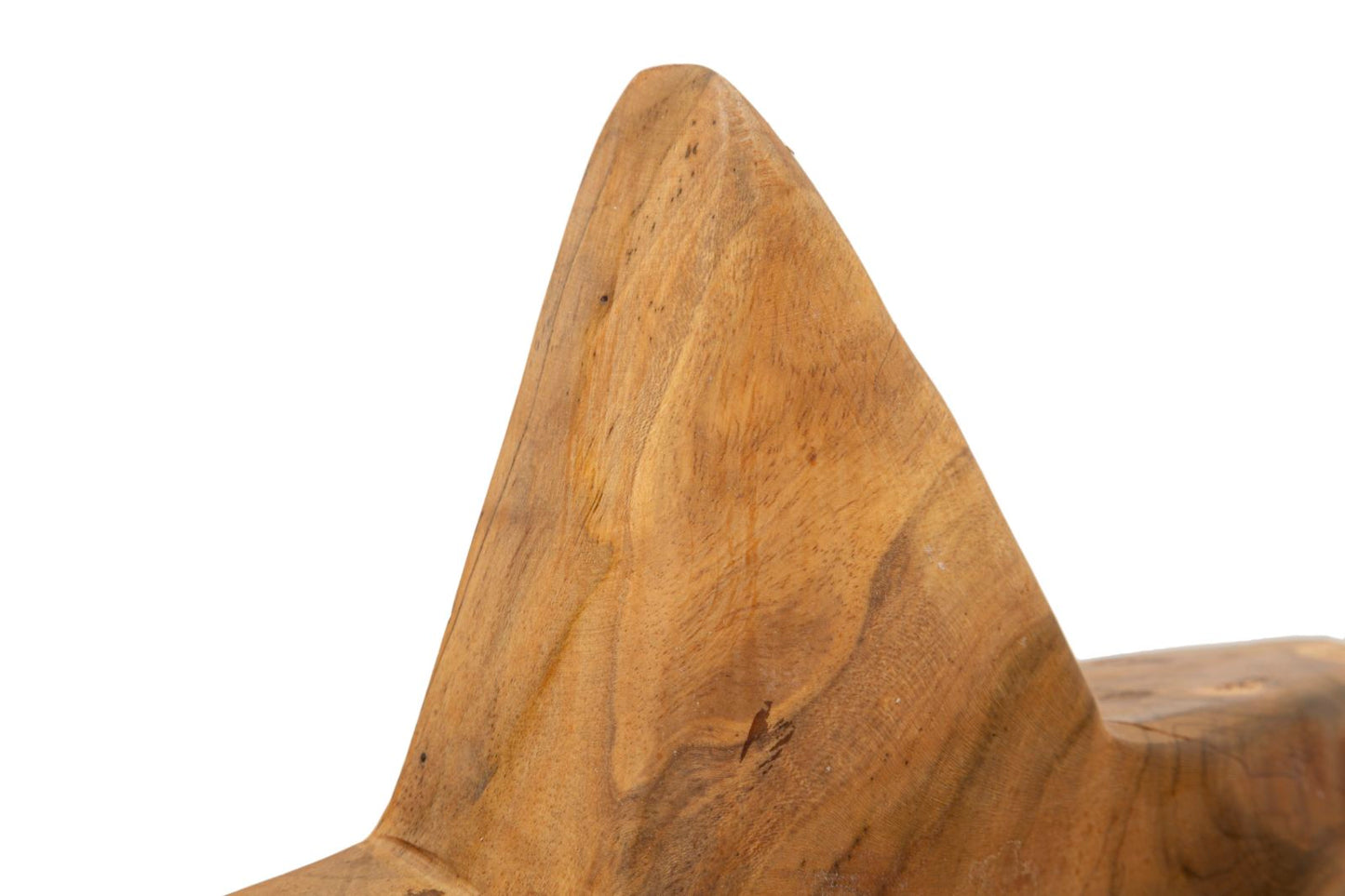 SCULTURA STELLA EN TECK RICICLATO CM 28X12X42 (PEZZI UNICI - NON RIP. EN S¨¦RIE)
