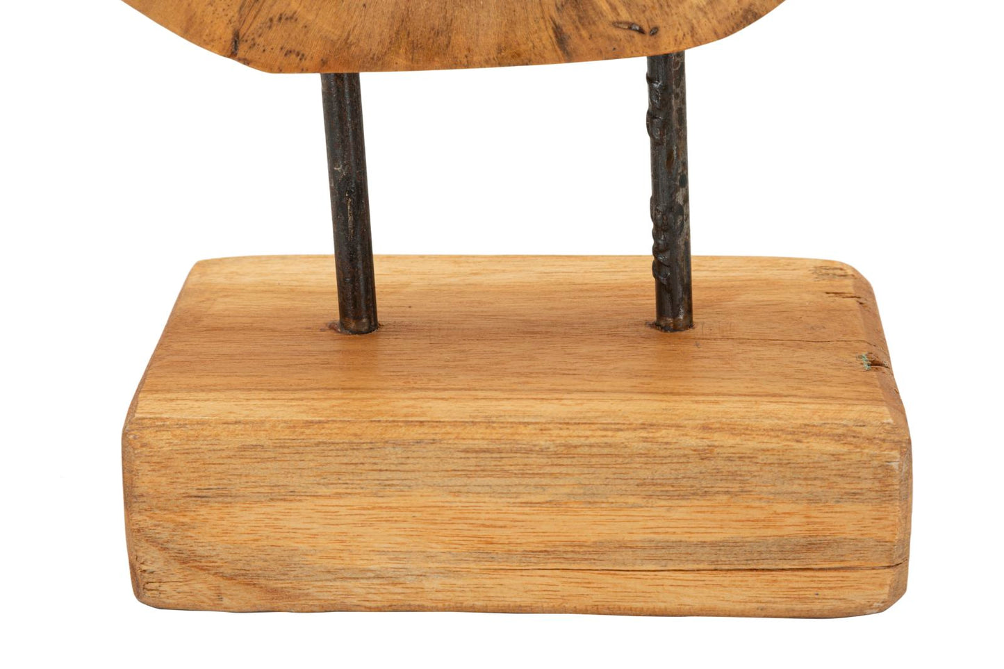 SCULTURA HASI EN TECK RICICLATO CM 28X10X38 (PEZZI UNICI - NON RIP. EN S¨¦RIE)