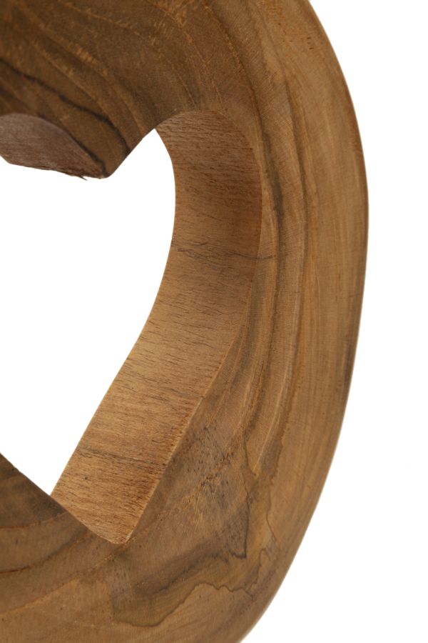 SCULTURA HASI EN TECK RIC. CM 20X10X28 (PEZZI UNICI - NON RIP. EN S¨¦RIE)
