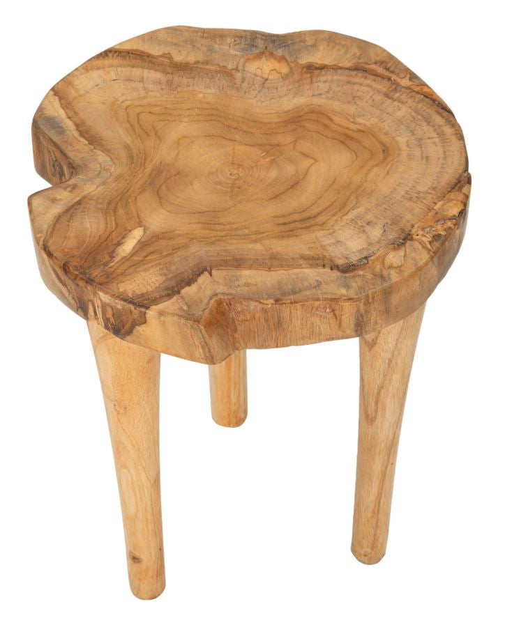 SGABELLO KURSI EN TECK RICICLATO CM ? 35X45 (PEZZI UNICI - NON RIP. EN S¨¦RIE)