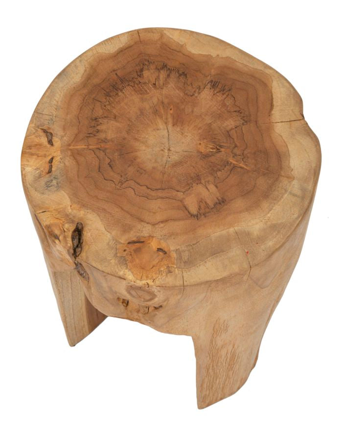 SGABELLO STOUL¨¦ EN TECK RICICLATO CM ? 30X40 (PEZZI UNICI - NON RIP. EN S¨¦RIE)