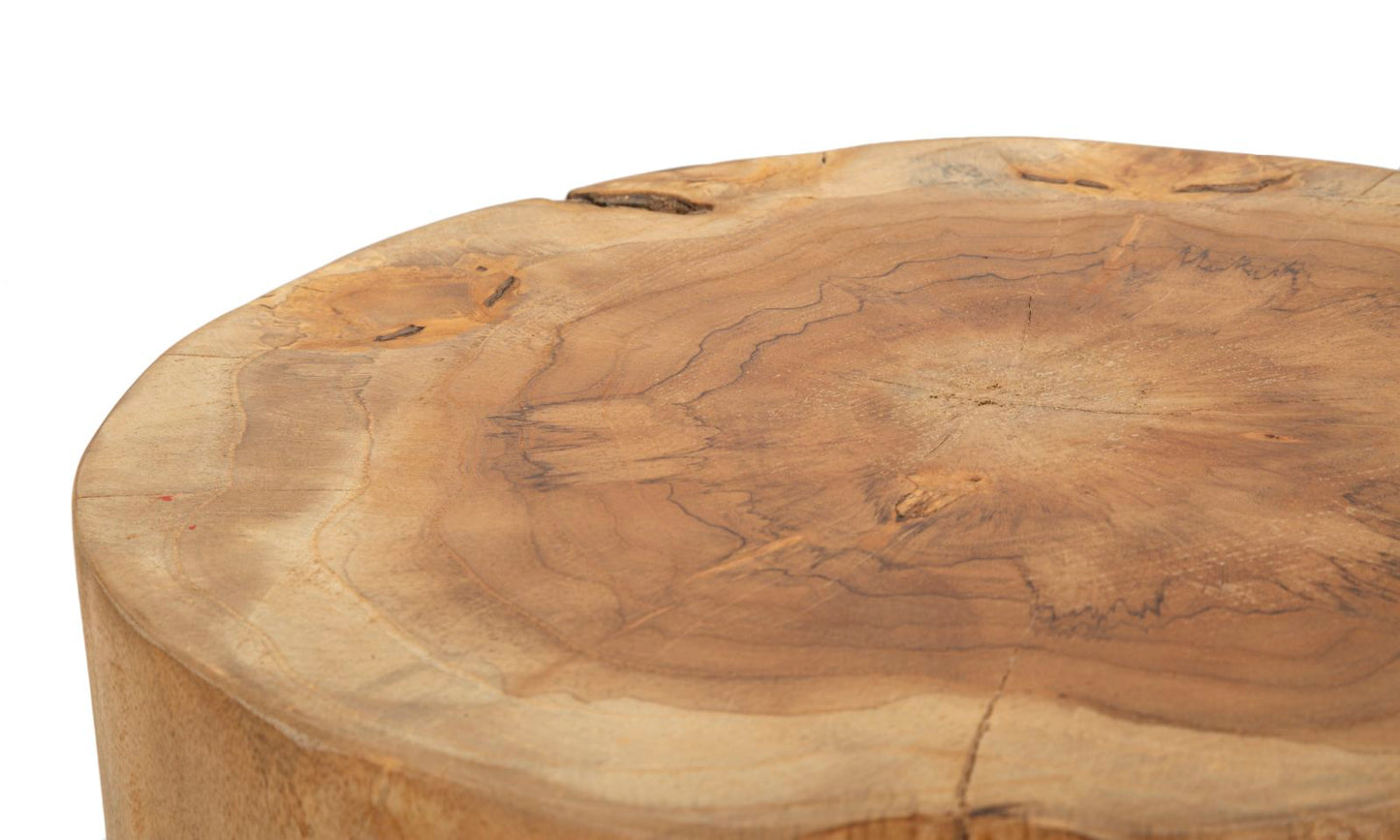 SGABELLO STOUL¨¦ EN TECK RICICLATO CM ? 30X40 (PEZZI UNICI - NON RIP. EN S¨¦RIE)