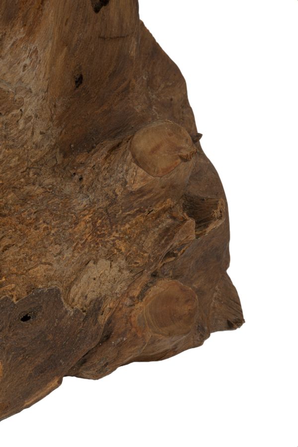 SGABELLO JAMET EN TECK RICICLATO CM ? 35X40 (PEZZI UNICI - NON RIP. EN S¨¦RIE)