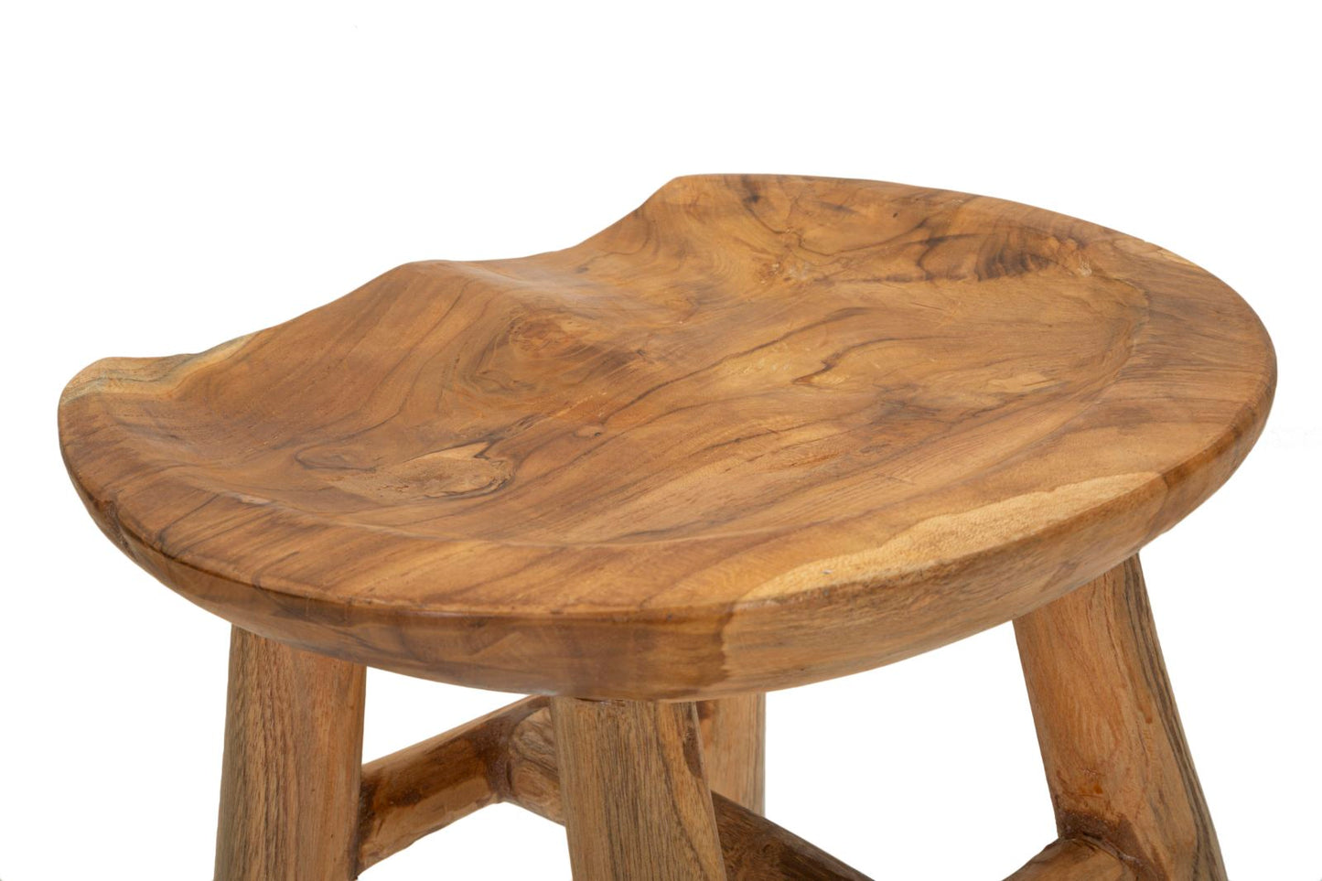 SGABELLO SEL SLIM EN TECK RIC. CM 35X30X42 (PEZZI UNICI - NON RIP. EN S¨¦RIE)