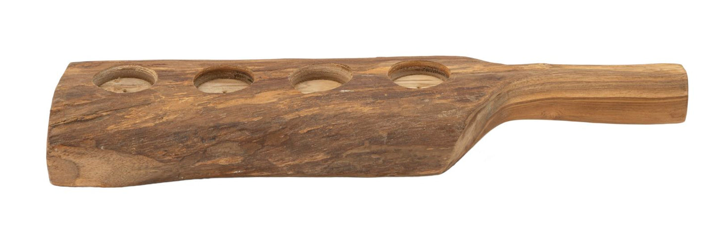 P/CAND LONG EN TECK RICICLATO CM 51X14X6 (PEZZI UNICI - NON RIP. EN S¨¦RIE)
