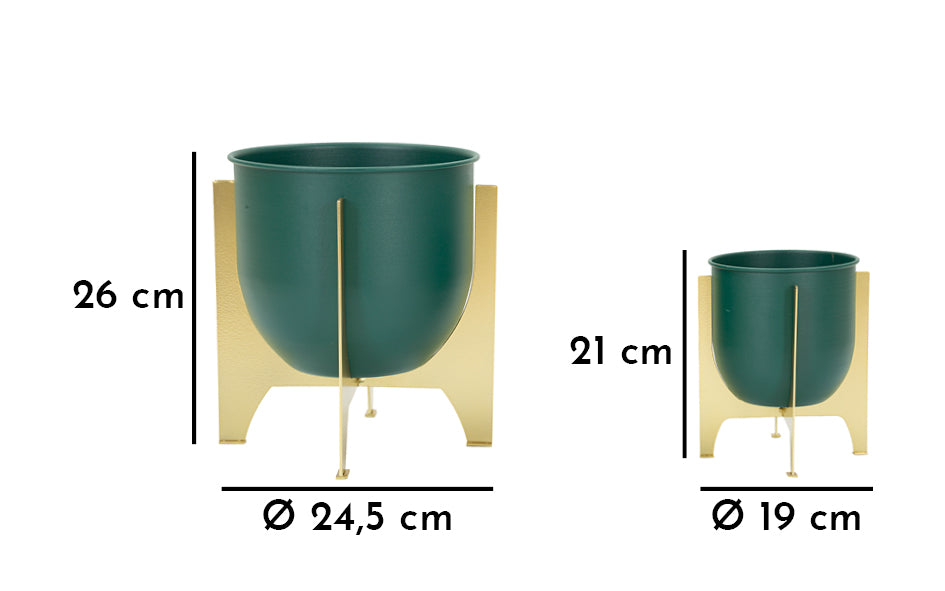 P/VASI GRENT DRAPS SET 2 PZ CM ? 24,5X26-19X21