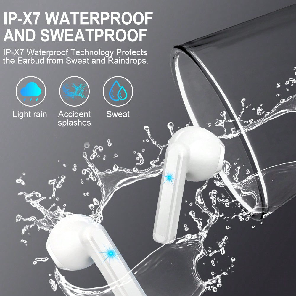 ¨¦couteurs de Sport Bluetooth Sans Fil, R¨¦sistants ¨¤ l'Eau, Son St¨¦r¨¦o Haute Qualit¨¦, Id¨¦aux pour Course et Entra?nement