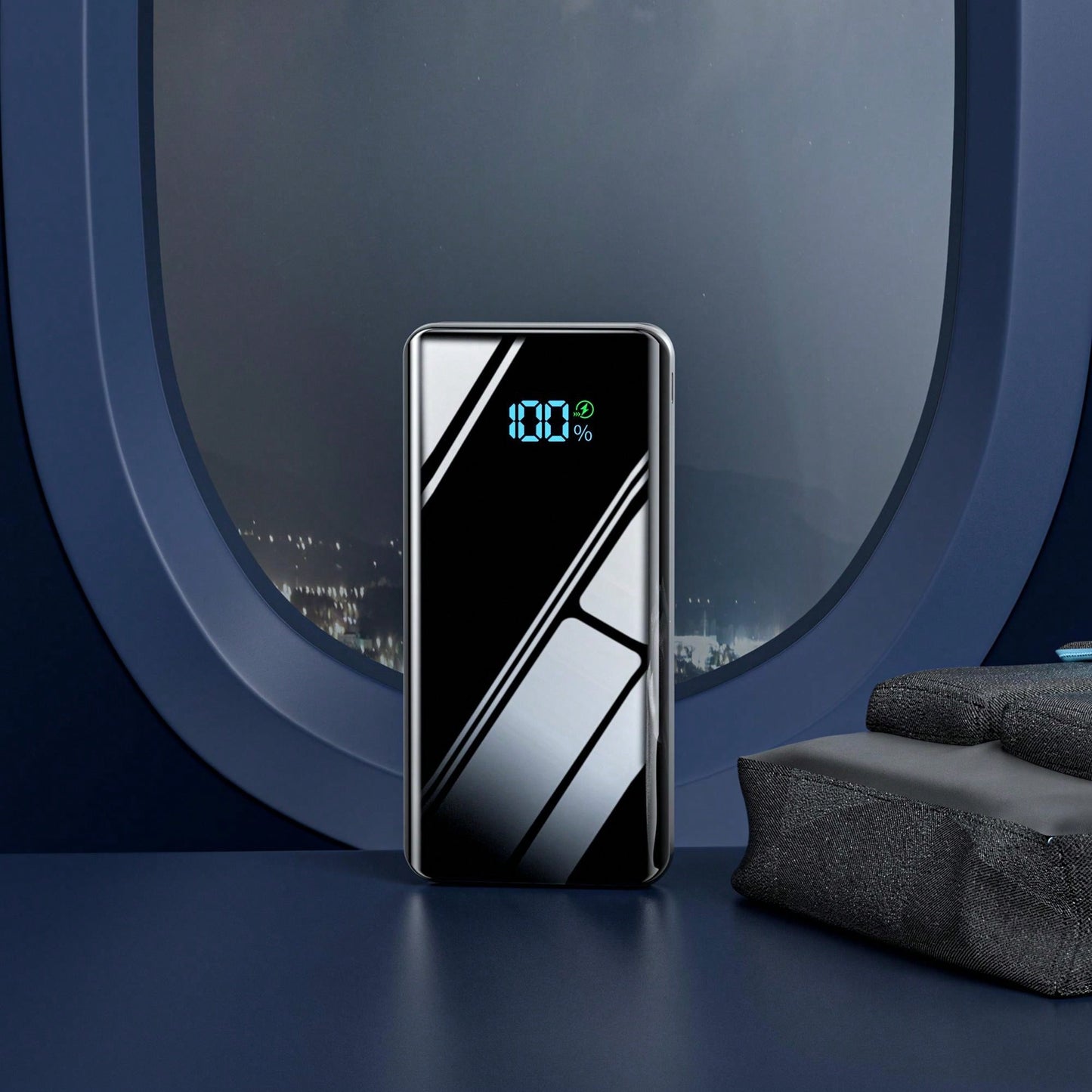 Power Bank 20000mAh, Caricatore Esterno USB C 20W SCP 22.5W Ricarica Rapida Funzione, Design Sottile Potente Powerbank avec Torcia e LED Display pour Smartphone, Tablette, All'aperto Campeggio