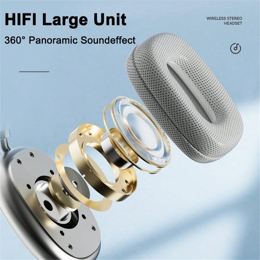 Nouveau Max P9 pro sans fil Bluetooth casque hifi st¨¦r¨¦o r¨¦duction du bruit imperm¨¦able ¨¤ l'eau ¨¦couteurs style microphone de sport