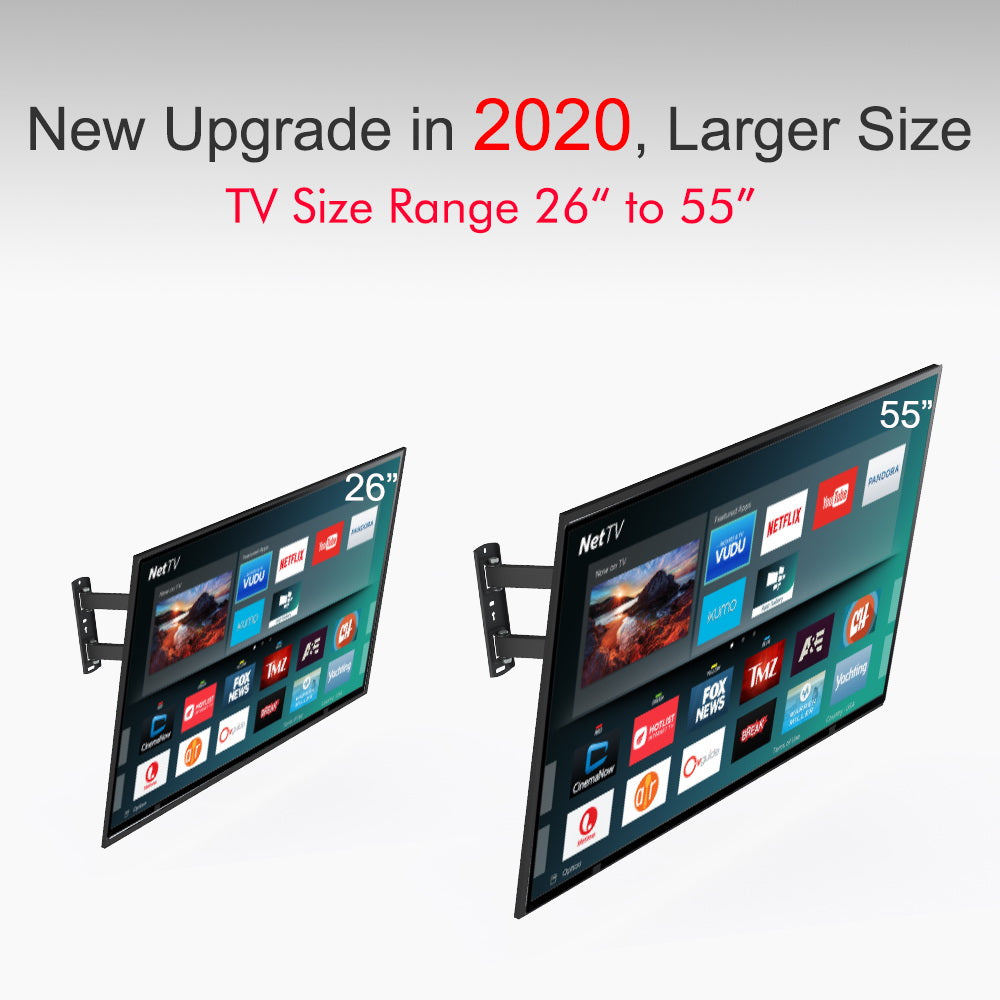 TMX400A Support mural ajustable 26-55 ? rotatif avec niveau ¨¤ bulle