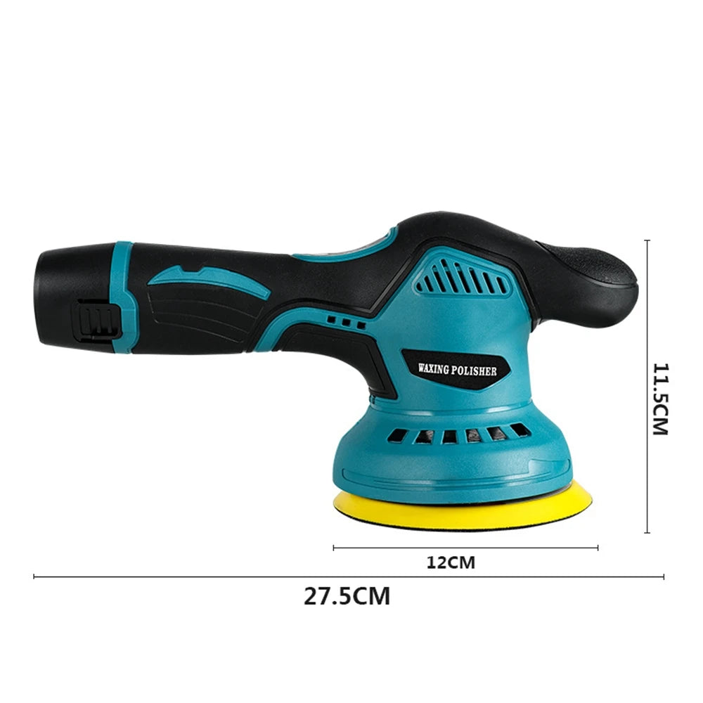 Polisseuse de voiture ¹Èlectrique sans fil, polisseuse au lithium, machine ½Ç polir et ½Ç cirer pour r¹Èparer les rayures, ponceuse sans fil, 8 vitesses, 12V, 380W